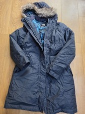 Ladies NAVY North Face Hooded