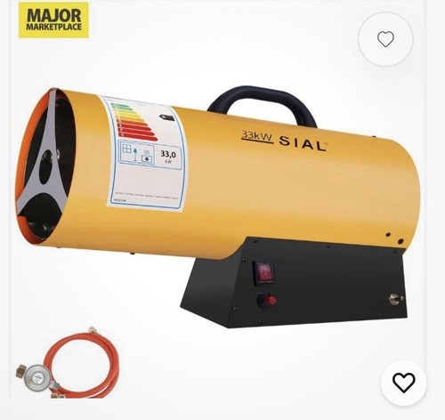 Portable gas heater - gas, 18–30kw
