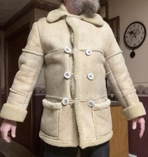 Vintage Shearling Coat Men's