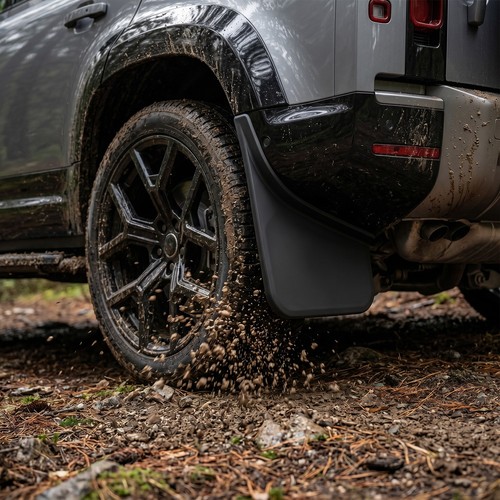 4pcs black mud flaps - mud, mudguard