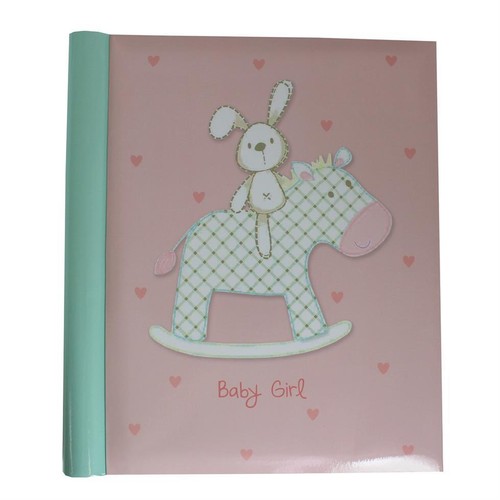 Photo album self adhesive pink - adhesive,