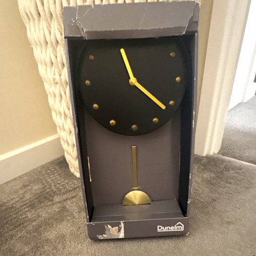 Dunelm black gold - black, &