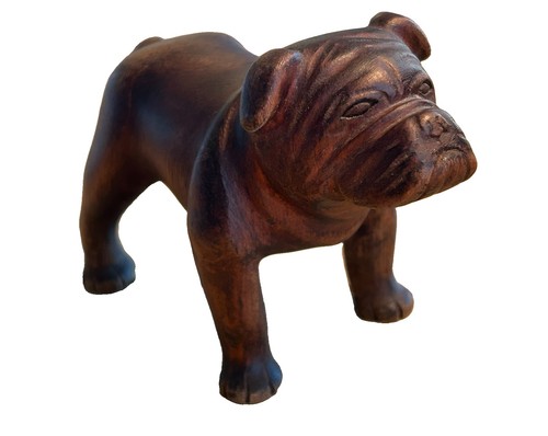 Vintage hand carved wood - hand,