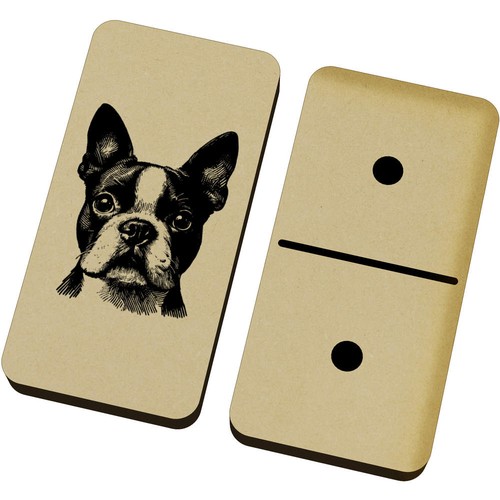 Boston terrier domino set - 'boston,
