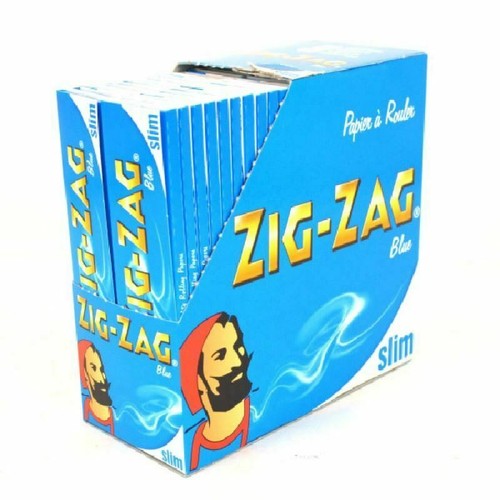Zig zag blue king size - king,