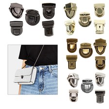 Fasteners Tuck Lock Clasp Closure Catch for Leather Bag Case Handbag Purse