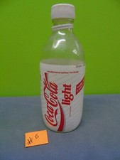 Coca Cola Lite empty glass