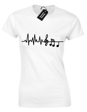 MUSICIAN EKG ECG LADIES T