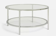 Boutique Round Coffee Table - Silver