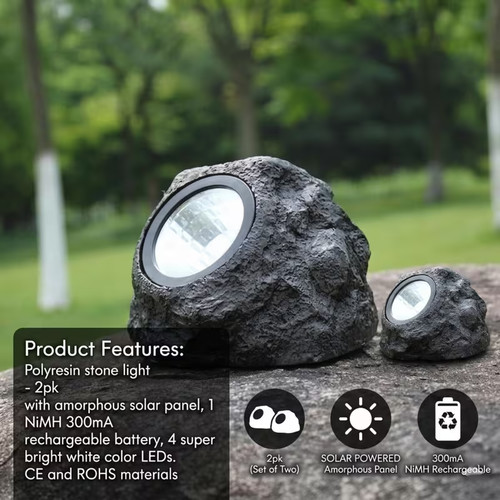 Pack solar rock - pack,