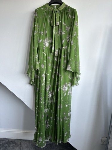 Green erdem floral silk - floral,