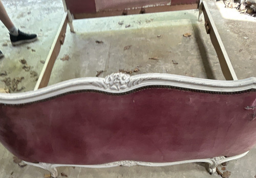Antique french double bed - antique,
