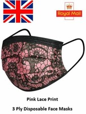 Adult Pink Lace Disposable