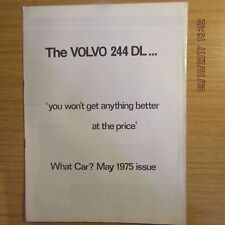 VOLVO 244DL 244 DL What Car