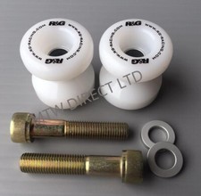 R&G WHITE M10 PADDOCK STAND