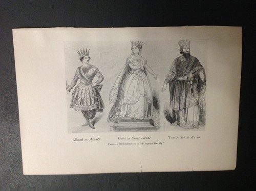 Antique print 1907 alboni as - antique,