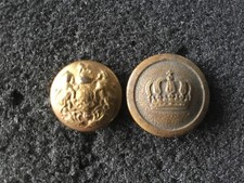 Military Buttons x 2 - General