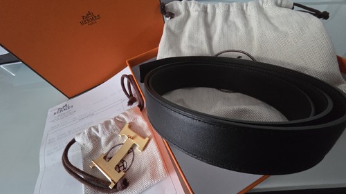 Hermes buckle leather - hermes,