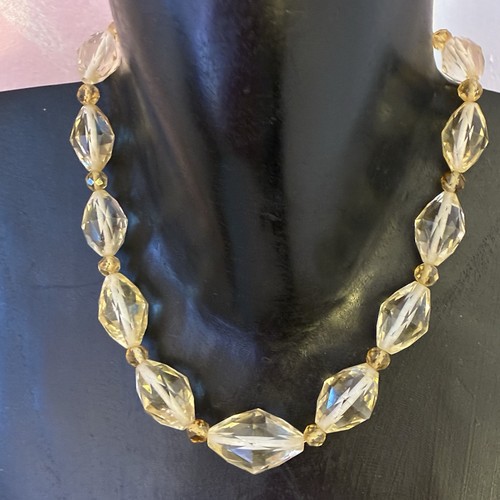 Vintage czech citrine - vintage,