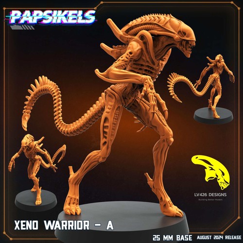 Alien xenomorph warriors 32mm - xenomorph,