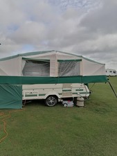 Pennine Pullman 535 Folding Camper Trailer Tent with Awning Sleeps 6 Plus Annex.