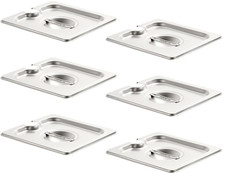 6-Pack Slotted Steam Table Pan