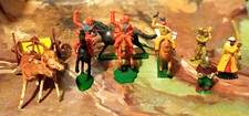 Vintage plastic Foreign Legion, Arab, Chariot, Horses with Starlux, Timpo etc.