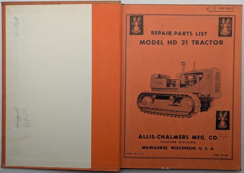 Vintage allis chalmers model - chalmers,