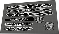 2001 KONA LAVA DOME DECAL SET