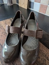 Clarkes Block Heels Mary Jane
