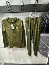 Nike Jordan Paris PSG Jordan Strike Hooded Tracksuit - Green - Size Small