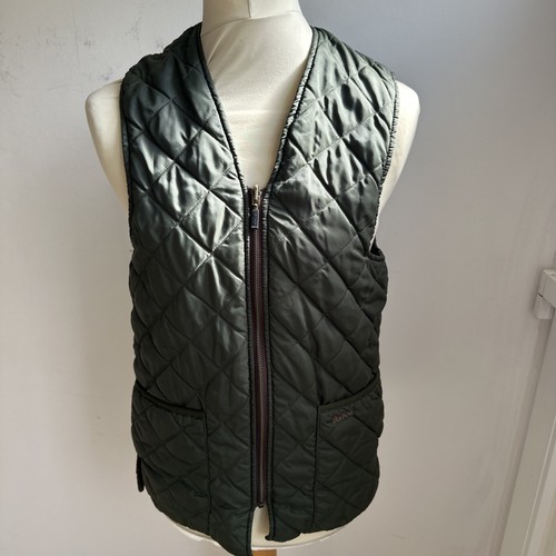 Barbour green quilted zip - barbour,