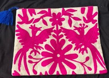 Flora Fauna Red Beige Canvas