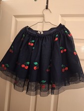 H&M Girls Skirt Navy with