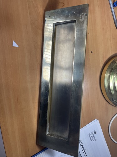 Brass letter box vintage - letter,