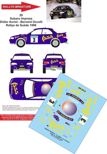 Decals ref 0020 - 1/43,