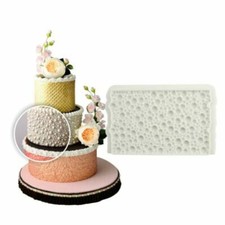 Pearl Silicone Cake Mould Fondant Decorating Border Mat Candy Wax Melts BPA 