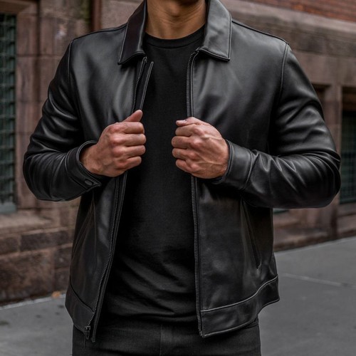 Men genuine leather - genuine,