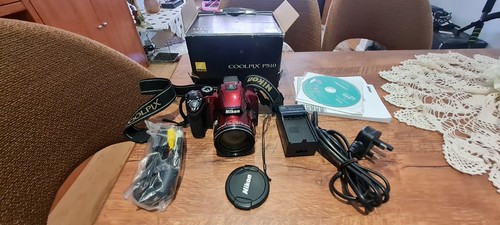 Nikon coolpix p510 red camera - coolpix,