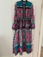 Multi Floral Print Maxi Dress