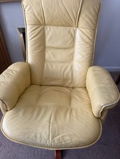 Retro Look Yellow LEATHER