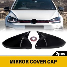 2X Gloss Black Wing Mirror