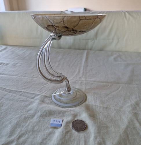 Clear glass crackle - clear,