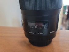 Sigma 35mm 1:1.4 DG 67 Lens
