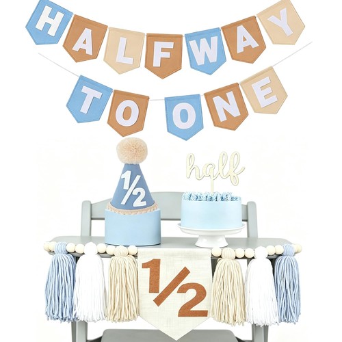 Half birthday decorations for - birthday,
