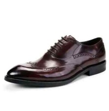 Burgundy Lace up Wing Tip