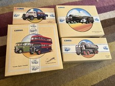 4 X Corgi Classic Commercial Boxed Models Sets Limited Edition Classic Trucks