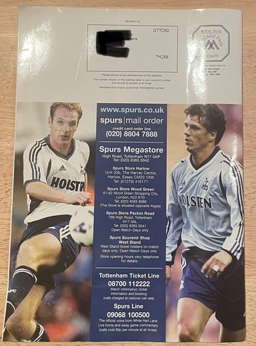 Tottenham hotspur 2001 - tottenham,
