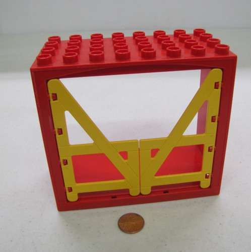 Vtg lego duplo red - vtg,