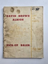 DAVID BROWN ALBION PICK-UP BALER PARTS CATALOGUE